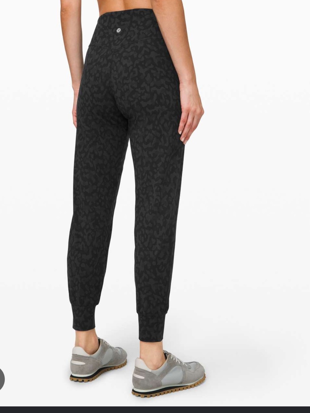 Lululemon align jogger full length size 2 black cheetah print